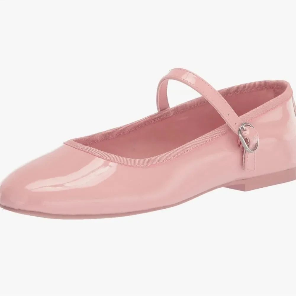 BRAND NEW BAMBOO MARY JANE STYLE CLASSIC BUCKLED STRAP ROUND-TOE FLAT SH… R3
